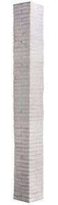 cornière brique blanche