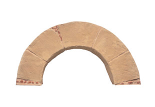 arc type A en pierres terreuses