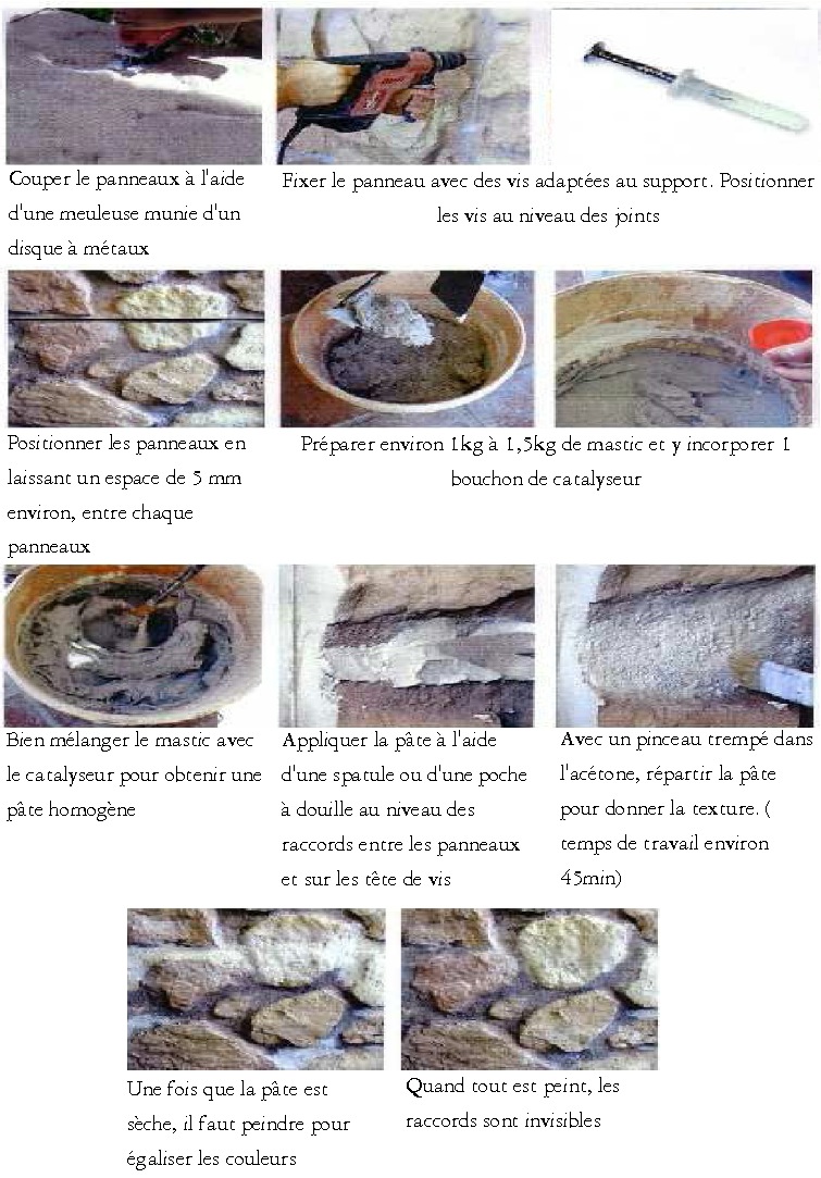 notice de monge panneau polyester